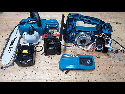 Test - What's Inside DUC254 Makita 18v Cordless Chainsaw