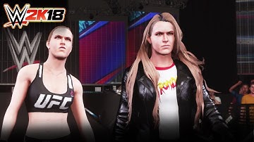 WWE 2K18 | Ronda Rousey (WWE & UFC Attires)