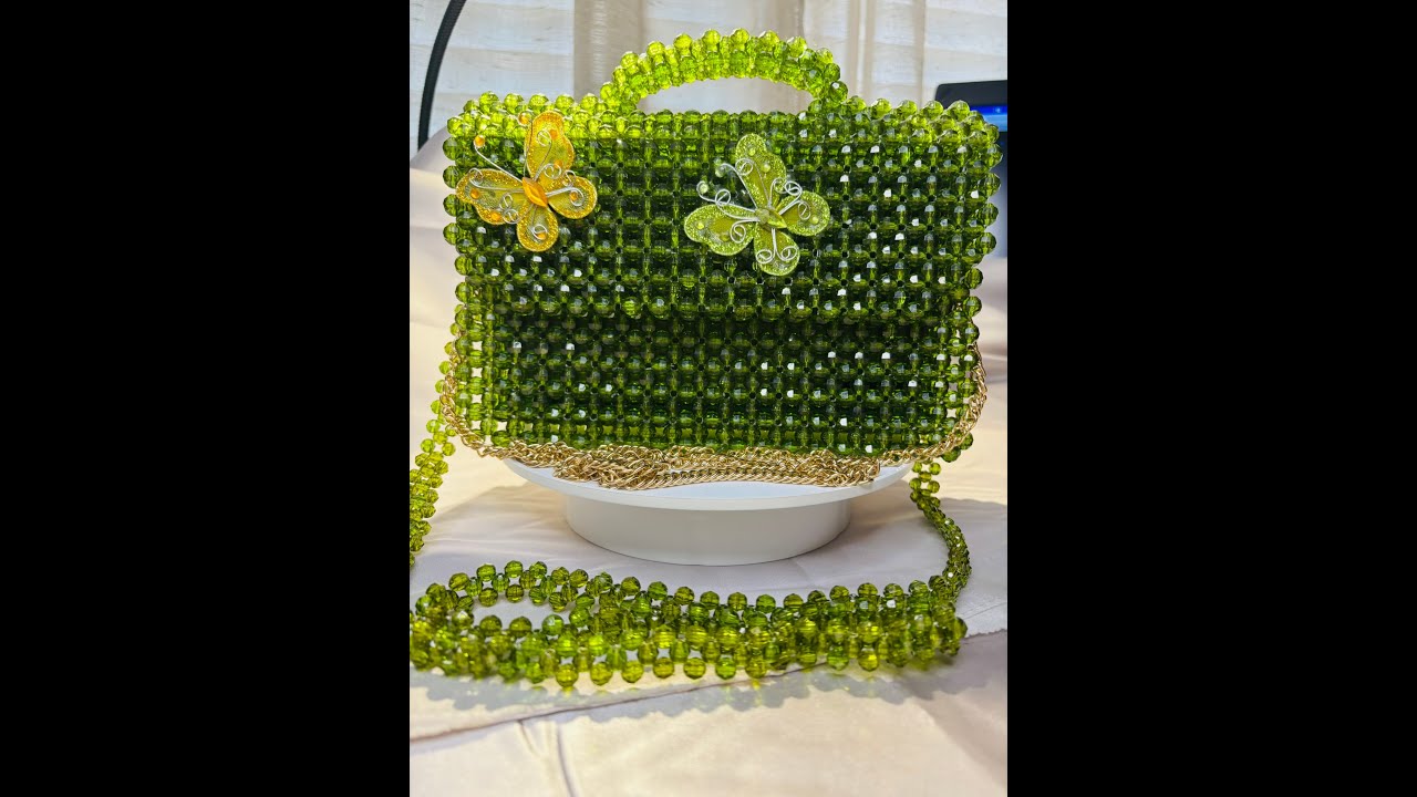 DIY:How To Make Stylish Bag/Master Class/Beaded Stylish Hand Bag/Tutorial...
