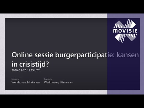 Opname webinar: burgerparticipatie,