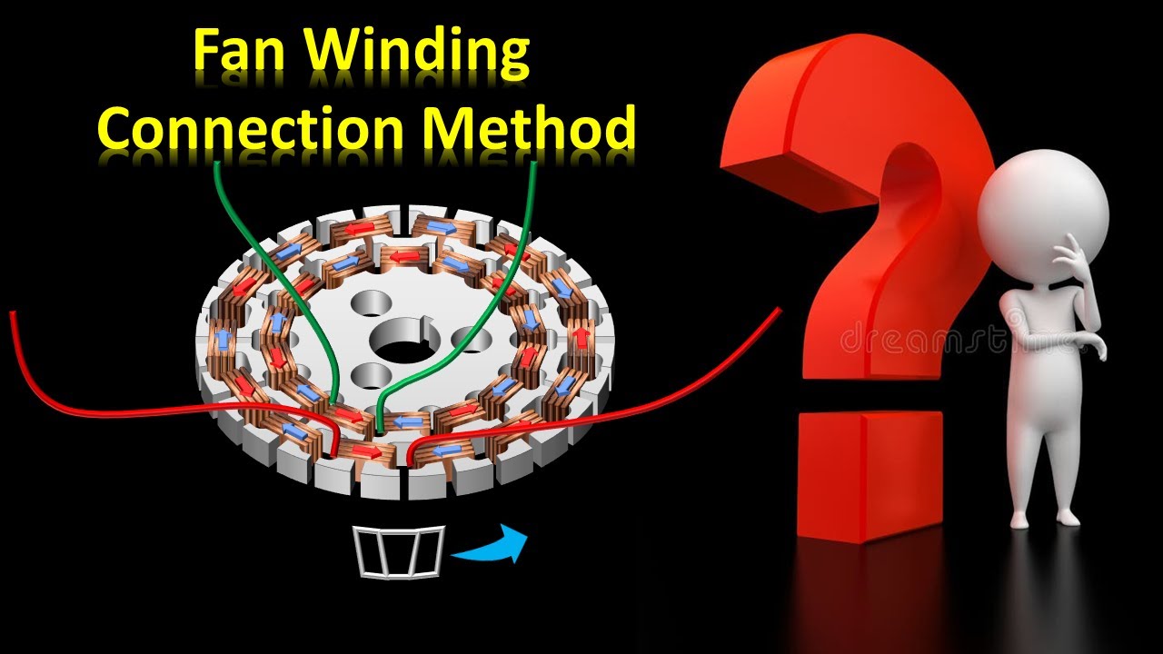 How to connect Ceiling fan winding connection Part 4 YouTube