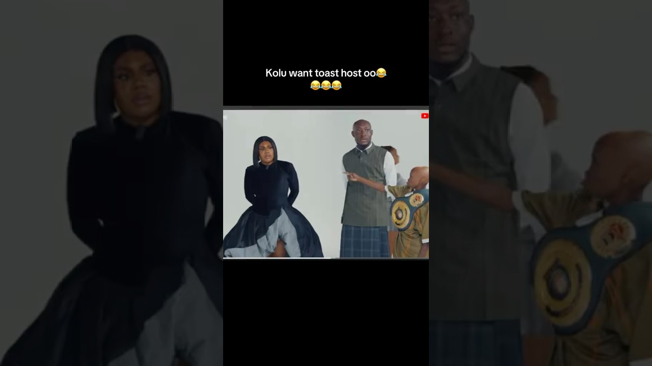 Kolu trying to toast the host at the love show Carterefe was doing 😂🔥 #carterefe #kolu #nigeria