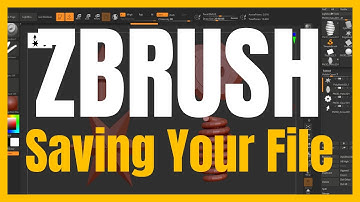 [Basic] Introduction to ZBrush 06 – Saving Your File