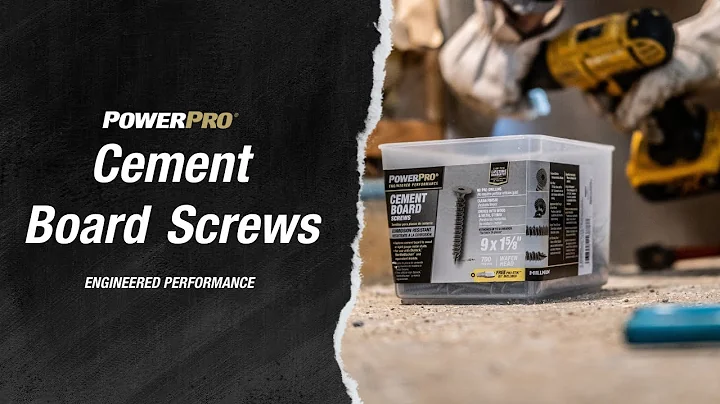 Power Pro Cement Board Screw by Hillman