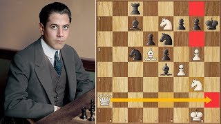 The Queen Hunt! || Capablanca vs Black || Rice Memorial (1916)