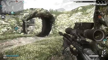 No Scope & Wallbang! - Call of Duty: Ghosts Sniper Gameplay