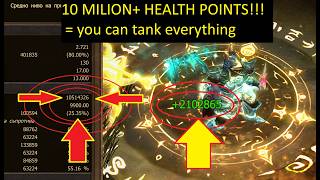 Drakensang Online 10 MILION    HEALTH POINTS MAGE!!!