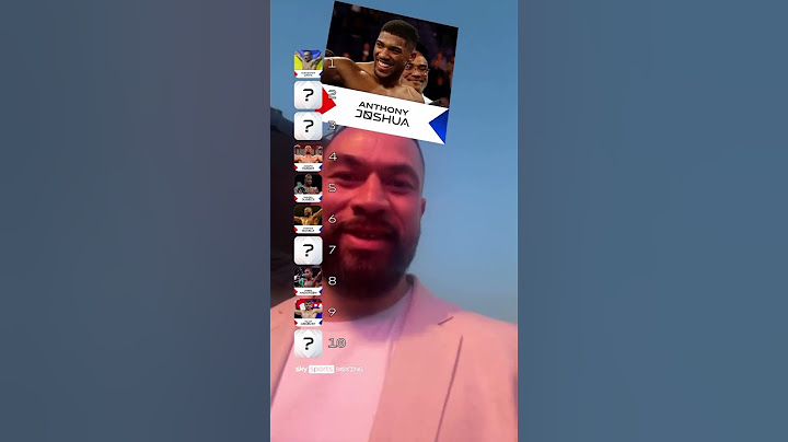 Joseph Parker ranks the BEST heavyweights in the world ✨