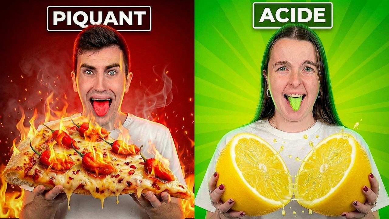 J'ai Survécu à la Nourriture La Plus PIQUANTE vs ACIDE