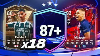 18x 87+ CAMPAIGN MIX UPGRADE SBC PACKS | FC 24 Ultimate Team