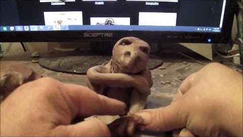 How To Sculpt A Clay Gargoyle   Time Lapse
