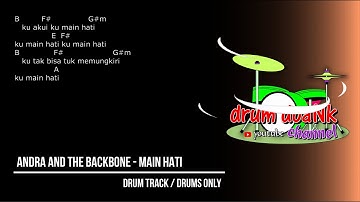 Andra And The Backbone - Main Hati (drums only) [chord gitar & lirik]