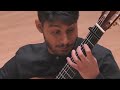 Prelude fugue  allegro bwv 998  johann sebastian bach  samrat majumder