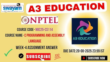NPTEL C Programming and Assembly Language Week 4 Assignment Answers | noc25-cs114 IIT Madras