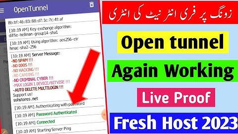 Zong New Host 2022 | Zong Open Tunnel File | Zong Free internet vpn | Open Tunnel New File Today