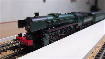 Belgische stoomlocomotief type 26 van Minitrix met Trix decoder