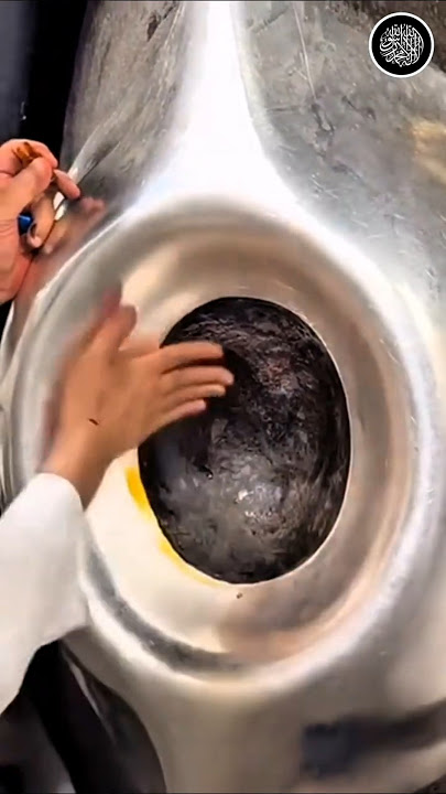 Hajar Al Aswad (Black Stone) | A Stone from the Stones of Paradise #shorts #makkah #fyp #islam
