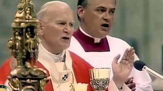 Luminous Mysteries of the Dominican Rosary with Saint John Paul II in Latin.