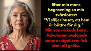 Min svärdotter ville kasta ut mig ur mitt hus och skicka mig till boende, men advokaten avslöjade en