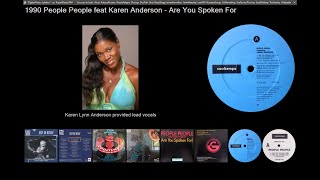 1990 FAST SOUL:  People People featuring Karen Anderson - Are You Spoken For ? [COOLTEMPO  205]