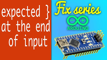 arduino expected 