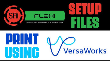 How to setup print & cut stickers in Flexisign & rip & print on a Roland VS 540i using Versaworks