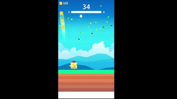 Stacky Bird: Hyper Casual Flying Birdie Dash Game - My first few minutes in game