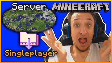 Server als Singleplayer Map DOWNLOADEN! | Minecraft World Downloader Mod 1.16.5