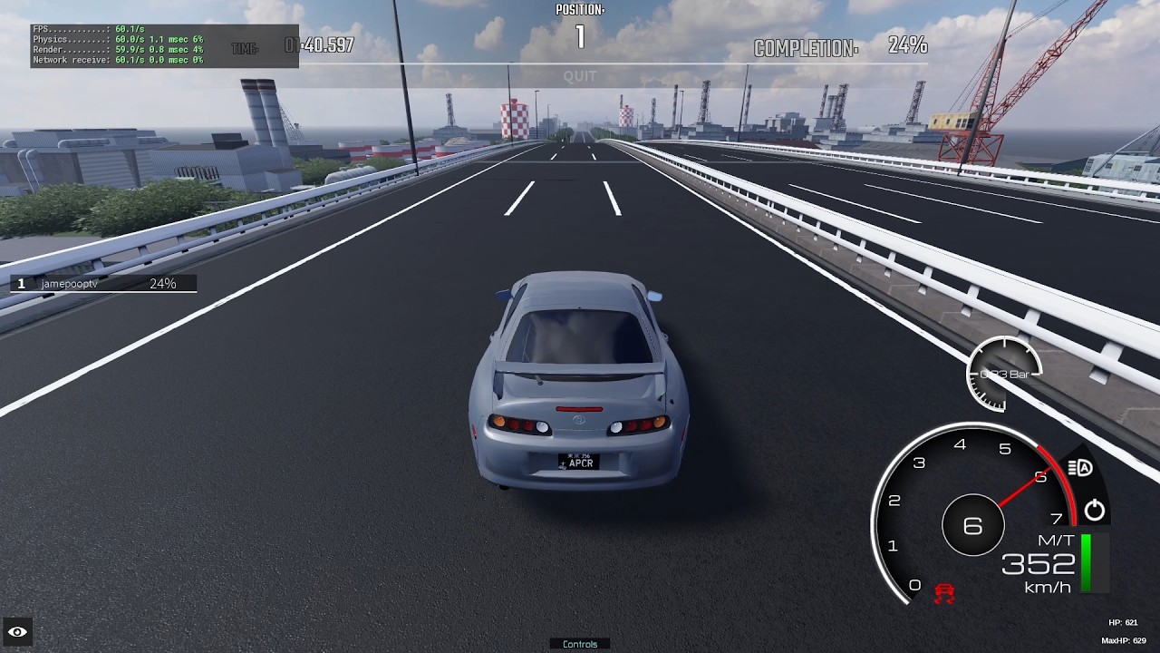 Toyota Supra MK4 JZA80 Midnight Marathon Part 3 - 5:37.285