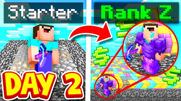 Hitting MAX RANK on DAY TWO in MINECRAFT: PRISONS?! | Minecraft OP PRISON #2