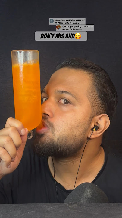 COLD FANTA🧊🟠 Whos Craving😋 ?  #satisfying #sleep #asmr #shorts