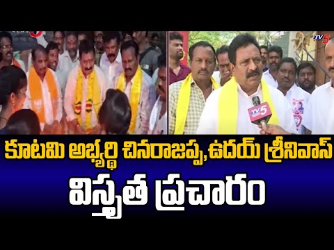 Peddapuram TDP MLA Candidate Nimmakayala Chinarajappa Face To Face With Tv5 | AP Elections | Tv5 - TV5NEWS