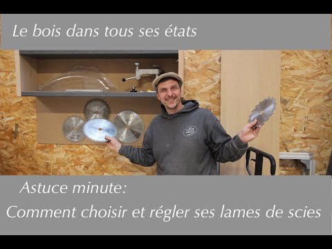 Vidéo: Lames de scie à bois : présentation, caractéristiques, spécifications