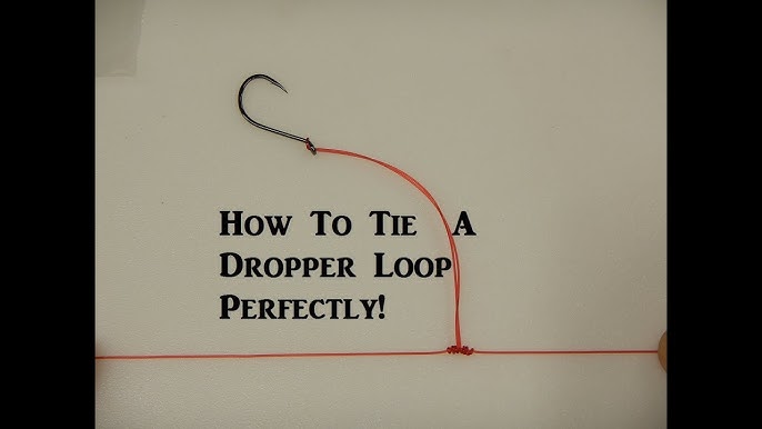 Pre-tied dropper loop rigs 80 lb