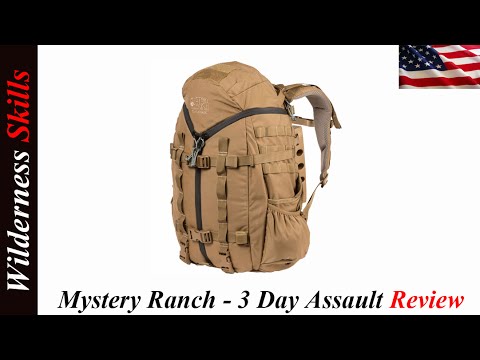 Mystery Ranch - 3 Day Assault BVS Pack Review English Version - YouTube