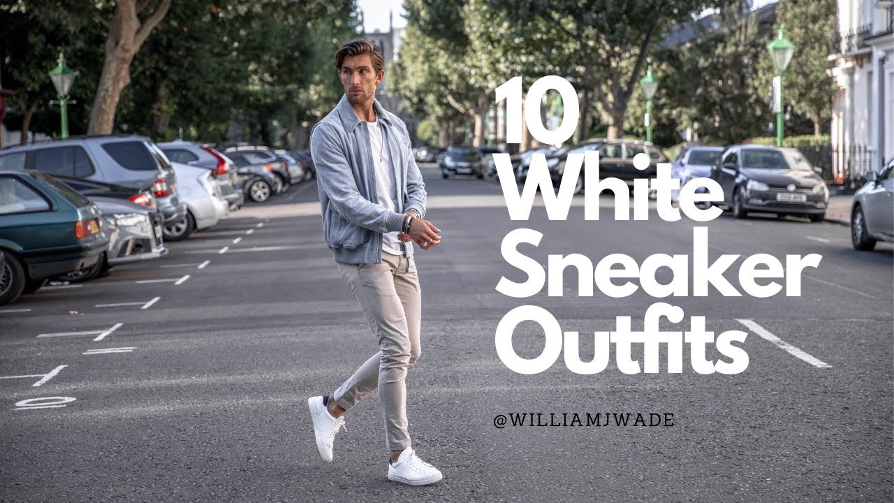 10 Outfits to Team White Sneakers Up With | White sneakers outfit, White  sneakers men, Mens outfits