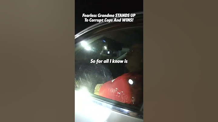 unlawful traffic stop and illegal search part 2. Full clip on: Duckda Police