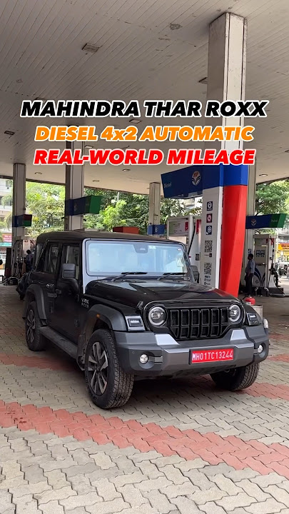 Mahindra Thar Roxx Mileage!!