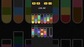 Water Sort Puzzle Level 957 Walkthrough Solution Android/iOS 💦
