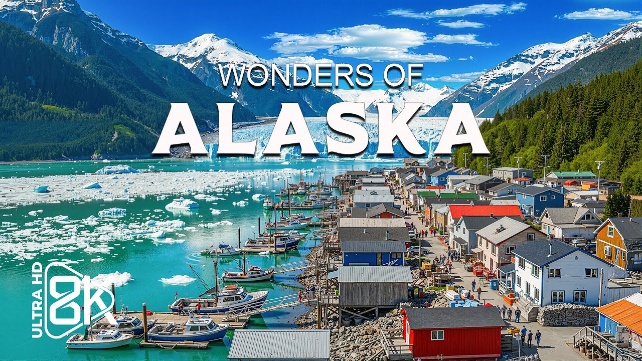Wonders of Alaska – Explore Wild Rivers, Frozen Landscapes, and Northern Light | Travel Video 4K