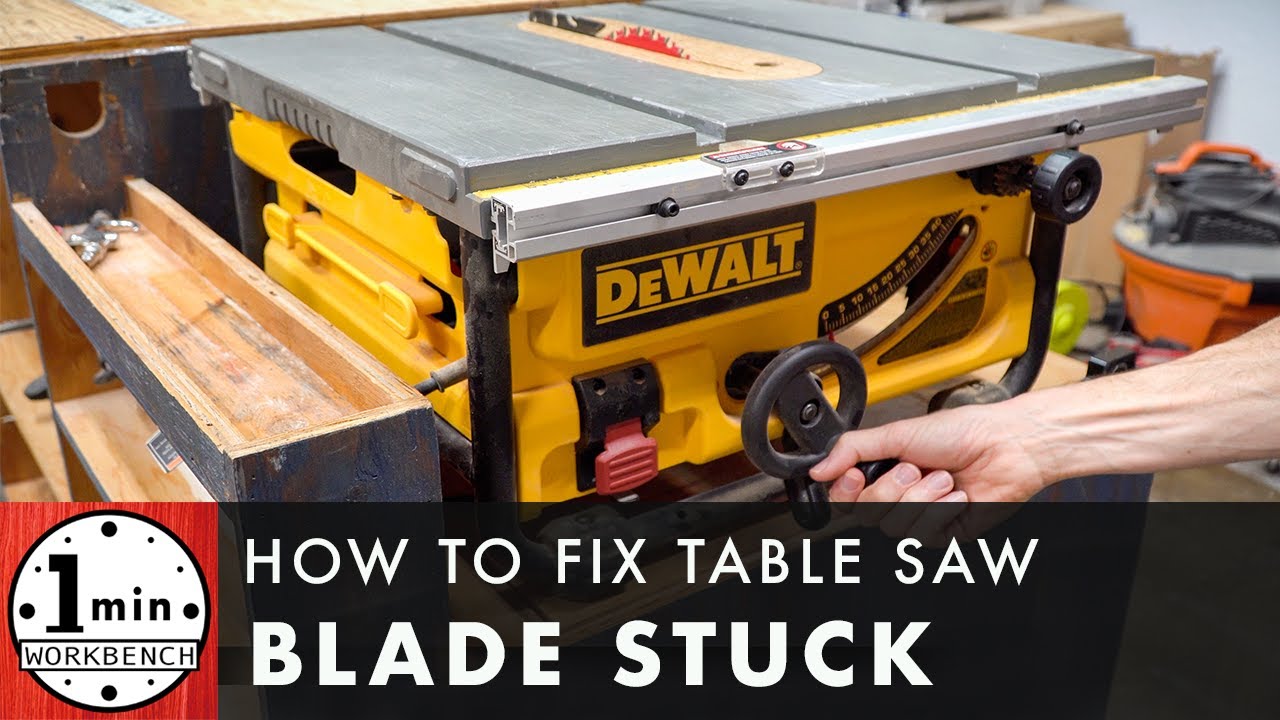 Robe tyran Hofte DeWalt Blade Doesn't Move! - YouTube