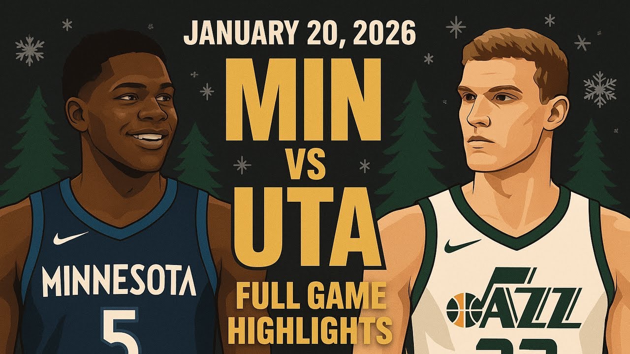 Minnesota Timberwolves vs Utah Jazz | Full Game Highlights | 20 January 2026