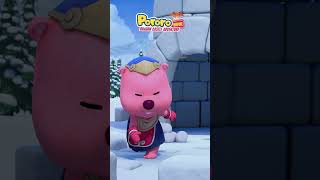 [Pororo Dragon Castle Adventure] 🐻‍❄ Poby&#39;s a huge SNOWBALL ☃️💣