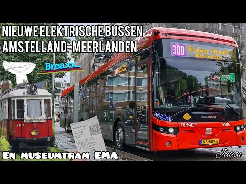 NIEUWE BUSSEN in Amstelland-Meerlanden + Museumtram in Amstelveen | Dagkaart Connexxion Vlog