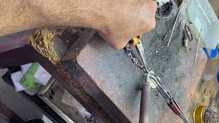 Molten Amethyst Necklace In Production