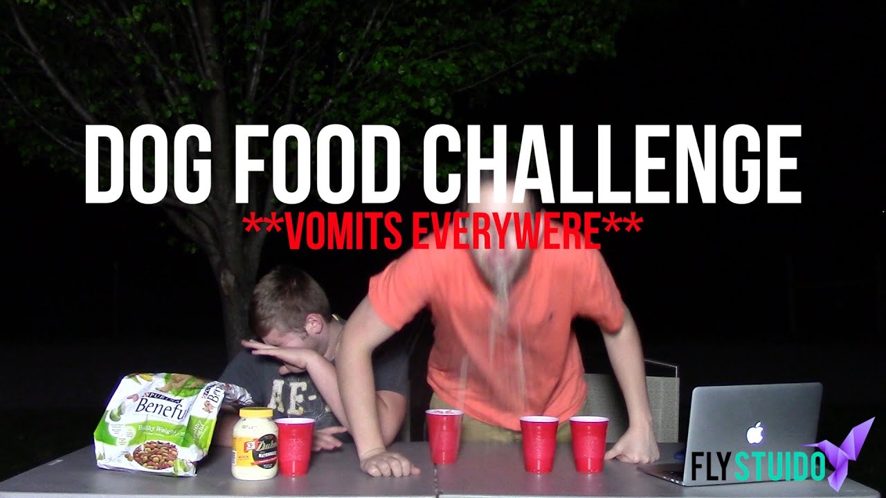 Dog Food Challenge We Eat Dog Food And Vomits Every Where YouTube
