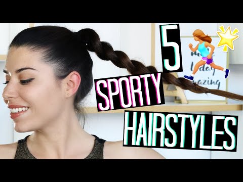 Video: 10 Acconciature Sportive Da Palestra Per Capelli Corti