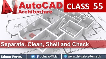 AutoCAD 3D Modeling | Separate Command | Clean Command | Shell and Check command 55.
