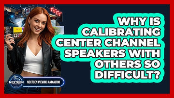 Why Is Calibrating Center Channel Speakers With Others So Difficult? - NextGen Viewing and Audio