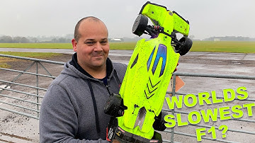 Worlds slowest Formula 1 car? ARRMA Limitless with Radiolink transmitter